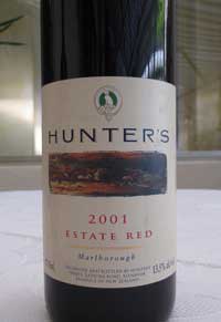 Estate Red Marlborough 2001 Nouvelle Zeland