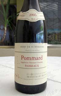 POMMARD 2005 Paissaux Moillard Grivot